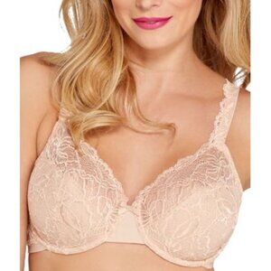 Bali Women's Lace Desire 2-Ply Underwire Comfort Bra 6543 - Champagne (Nude 5)